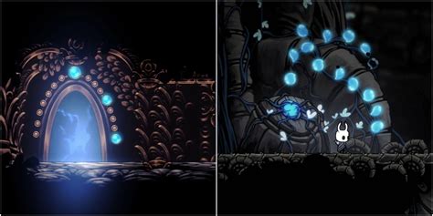 hollow knight door with an open slot